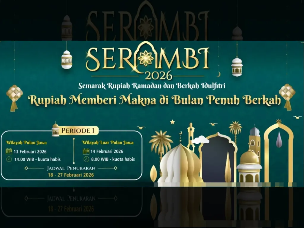 BI Luncurkan Semarak Rupiah Ramadan 2026, Pesan Uang Baru Sekarang!